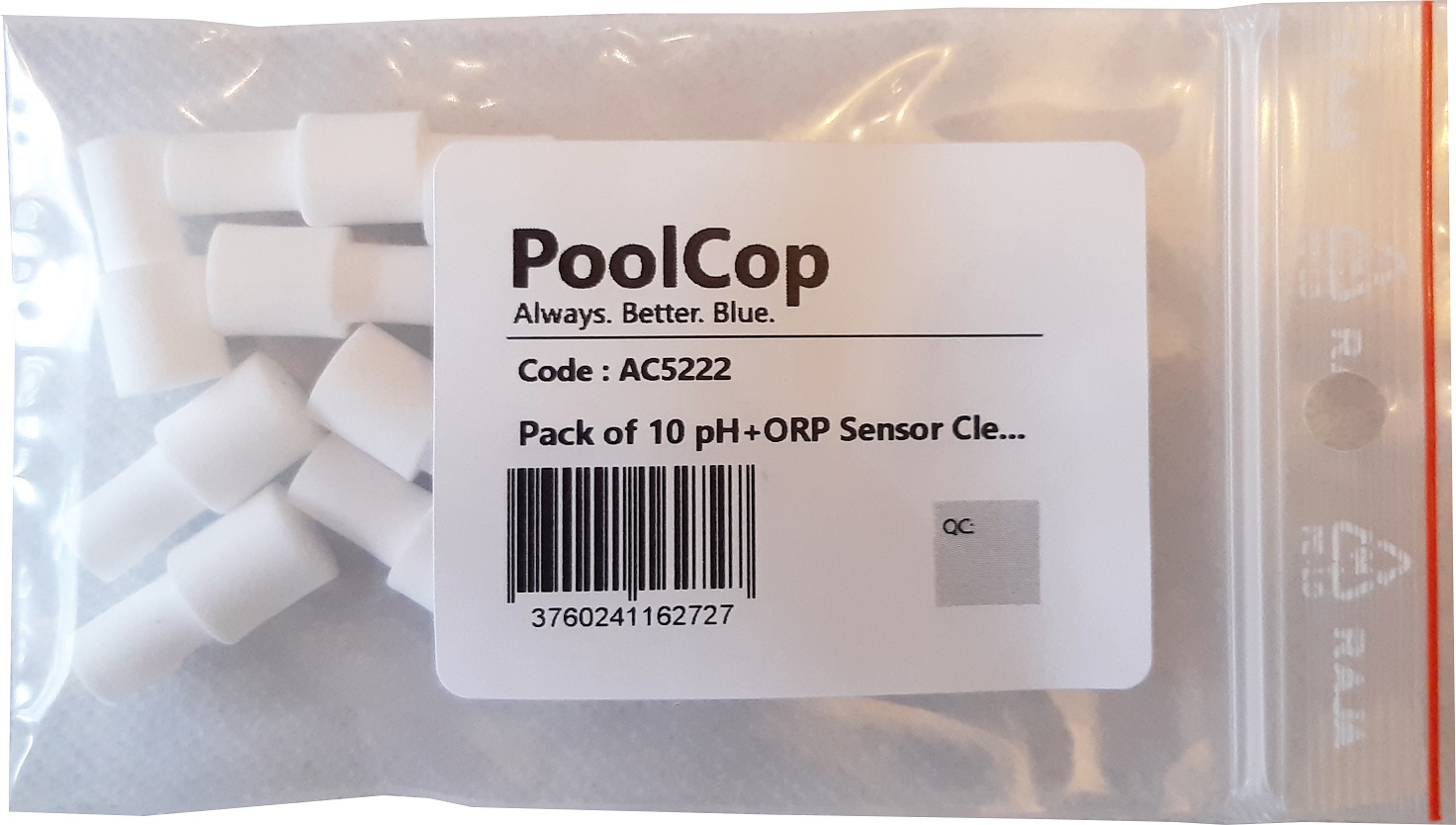 Poolcop 10er-Set Reinigungswerkzeuge pH+ORP-Sonde
