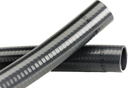Flexschlauch PVC grau d 20mm (lieferbar in Rollen à 25m)