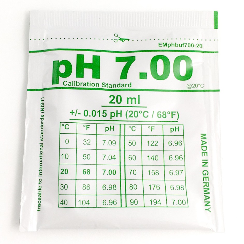 Solution tampon pH7 20ml pour appareil 171270 et 171271