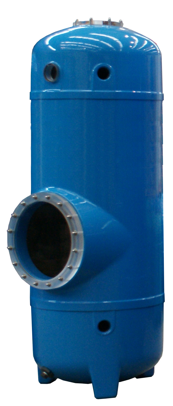 Calplas Ozon Reaktionsbehälter d 415mm Serie O inkl. Anschlussflansch oben d 160mm